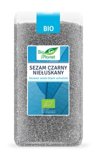 Sezam czarny niełuskany bio 400g
