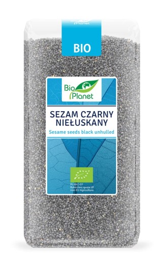 Sezam czarny niełuskany bio 500g