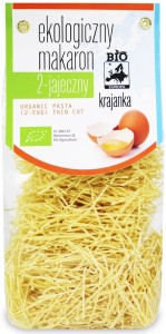 Makaron dwujajeczny krajanka bio 250g