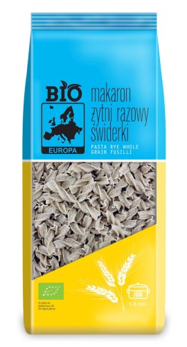 Makaron żytni razowy świderki bio 400g