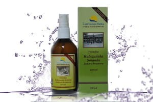 Termalna solanka jodowo-bromowa Uzdrowiska Rabka w aerozolu na gardło i nadwrażliwe dziąsła i zęby, 100ml