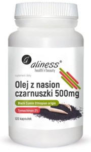Olej z nasion czarnuszki 500mg 120kaps.