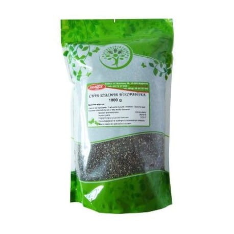 Nasiona Chia na energię z błonnikiem Szałwia Hiszpańska 1kg