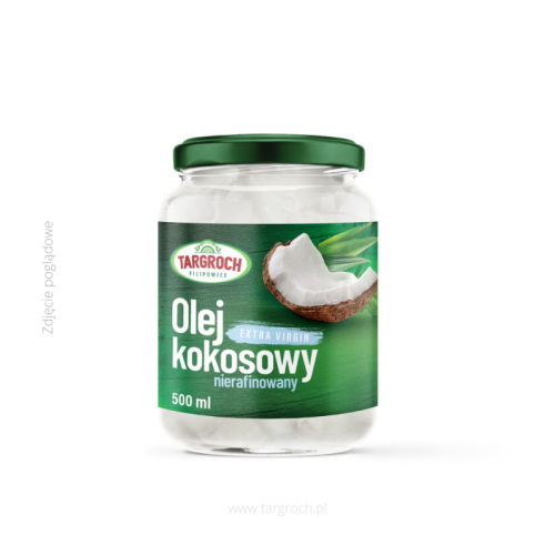 Olej kokosowy extra virgin nierafinowany 500ml