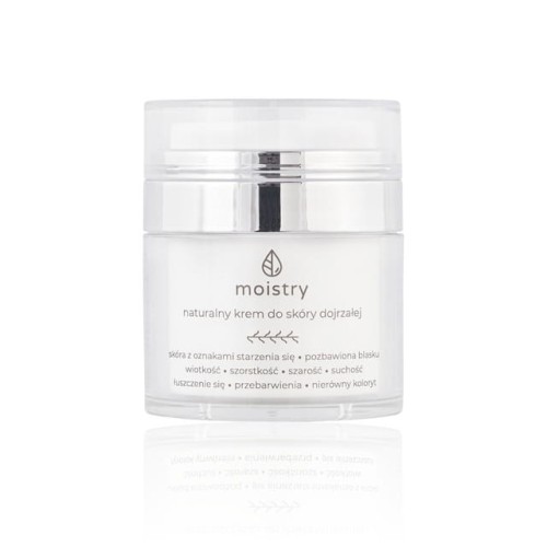 Naturalny krem do skóry dojrzałej Moistry 50ml