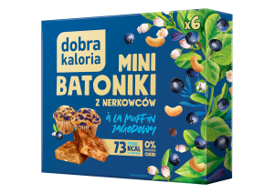 Mini batoniki a' la muffin jagodowy 6x17g