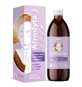 Kolagen w płynie z keratyną, biotyną, pokrzywą i witaminami Afrodyta 500ml