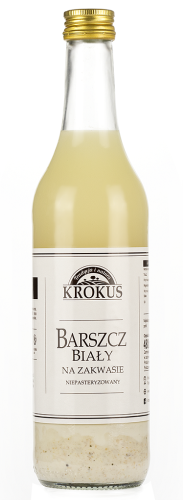 Barszcz biały na zakwasie, niepasteryzowany 480ml