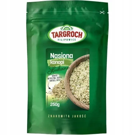 Nasiona konopi łuskane 250g