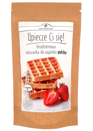 Mieszanka do wypieku gofrów bezglutenowa i bez cukru 350g