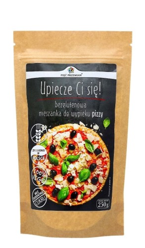 Mieszanka do wypieku pizzy bez cukru bez glutenu 250g