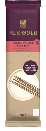Makaron gryczany Spaghetti bez glutenu Alb Gold BIO 500g