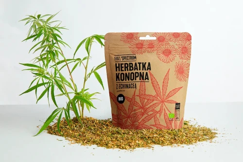 Herbatka konopna z echinaceą (jeżówką purpurową) Bio 40g