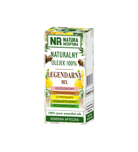 Naturalny olejek legendarny mix na lepsze samopoczucie i ulga dla zmęczonych i zakatarzonych 10ml
