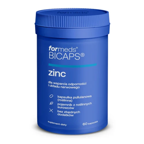 Bicaps zinc, cynk z miedzią, 60 kapsułek, Formeds