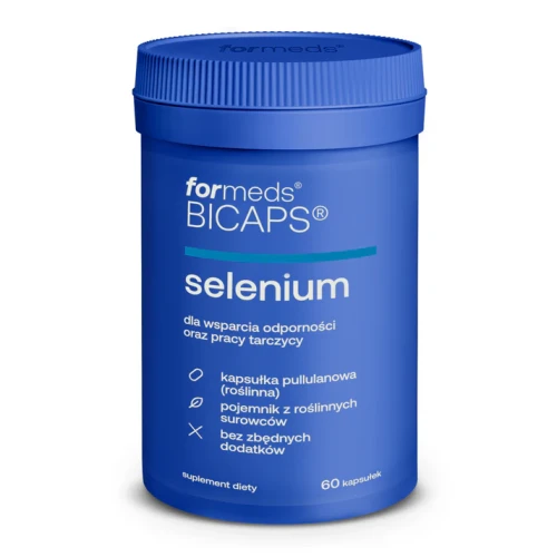 Bicaps selenium, selen na prawidłową pracę tarczycy, 60 kapsułek, Formeds