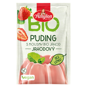 Budyń truskawkowy BIO Bezglutenowy 40g