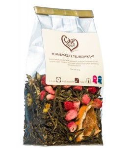 Herbata pomarańcza z truskawkami 50g