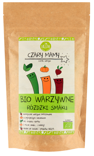 Warzywne różdżki smaku BIO, bez cukru (liofilizowane warzywa), 9 x 2g
