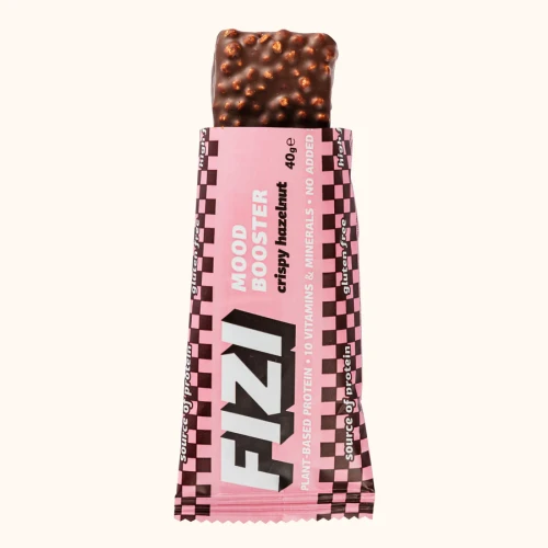 Baton w polewie czekoladowej Crispy Hazelnut- chrupiący orzech laskowy, bez glutenu, 40g