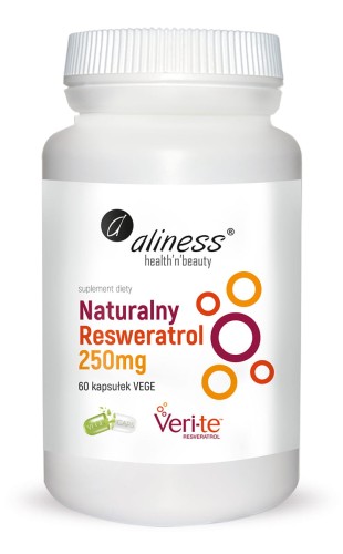 Naturalny Resweratrol 250mg 60kaps.
