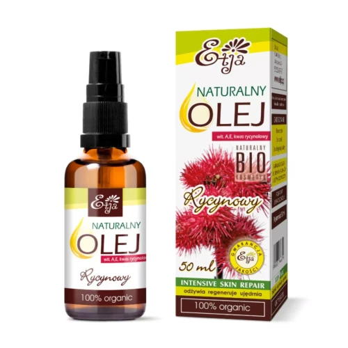 nierafinowany olej rycynowy kosmetyczny 50ml