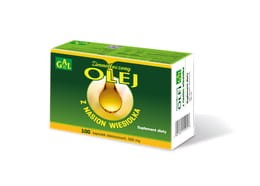 Zimnotłoczony olej z nasion wiesiołka Gal na krążenie 100kaps