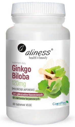 ginkgo biloba (miłorząb japoński) 60tabl.