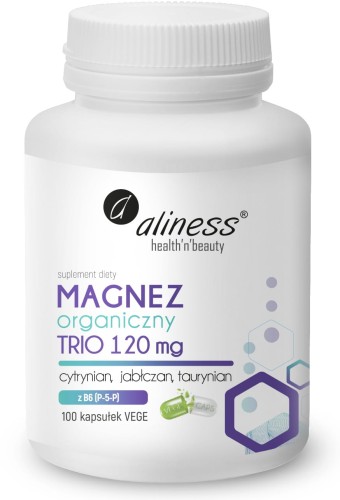 Magnez organiczny trio 100kaps.