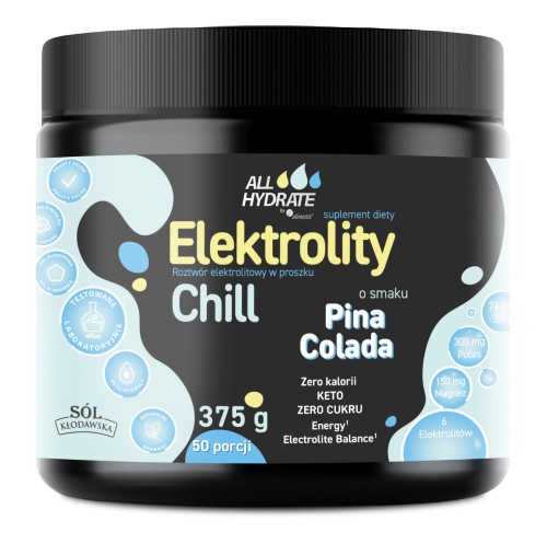 elektrolity chill o smaku pina colada 375g