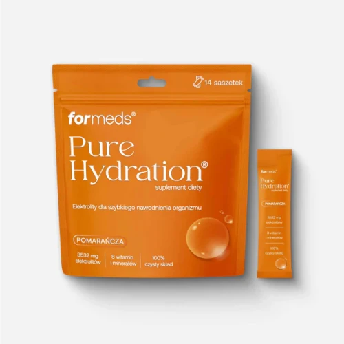 elektrolity pure hydration o smaku-pomarańczy 14saszetek