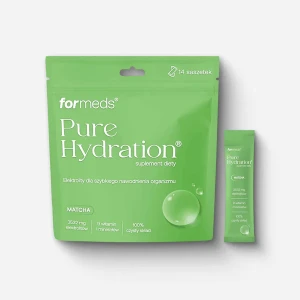 Elektrolity pure hydration o smaku matchy 14 saszetek