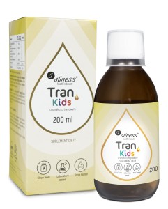 Tran Kids o smaku cytrynowym 200ml