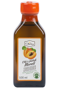 Olej z pestek moreli tłoczony na zimno nierafinowany z witaminą B17, 100ml