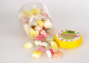 Bezcukrowe landrynki owocowe z ksylitolem 160g