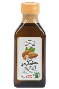 Olej ze słodkich migdałów tłoczony na zimno nierafinowany 100ml