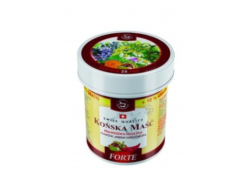 Końska maść Herbamedicus forte rozgrzewająca 500ml + 50ml gratis