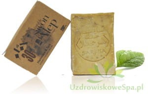 Mydło z Aleppo 30% , na trądzik, łupież i stany zapalne, 200g