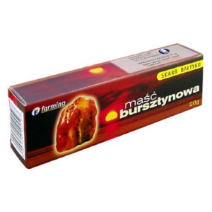 Maść bursztynowa Farmina rozgrzewająca na reumatyzm, bóle mięśni i stawów, 20g
