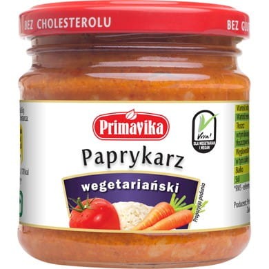Paprykarz wegetariański z ryżem i soją na obniżenie cholesterolu, 160g