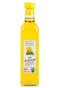 Olej krokoszowy - z krokosza barwierskiego tłoczony na zimno nierafinowany 500ml
