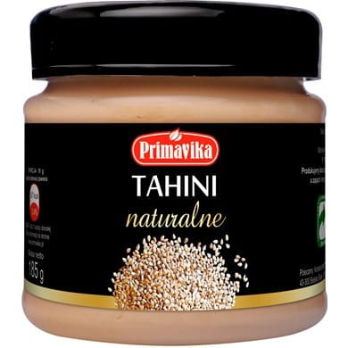 Tahini naturalne, masło sezamowe, 185g