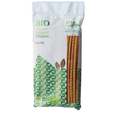Paluszki orkiszowe pełnoziarniste solone BIO 150g