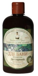 Szampon ziołowo-dziegciowy Babuszki Agafii na łupież, luszczycę i łojotok, 500ml