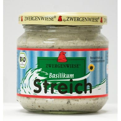 Wegańska bezglutenowa pasta słonecznikowa z bazylią BIO 180g