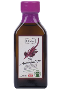Olej amarantusowy tłoczony na zimno nierafinowany 100ml