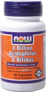 Probiotyk na pracę jelit Acidophilus and Bifidus 60tab