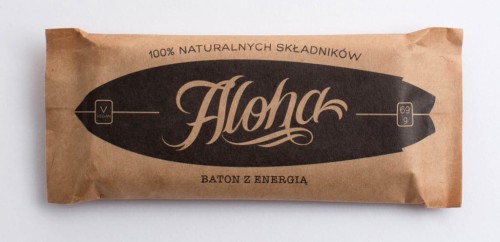Owocowy baton wegetariański z kokosem, Aloha 69g