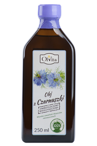 Olej z czarnuszki tłoczony na zimno nierafinowany 250ml