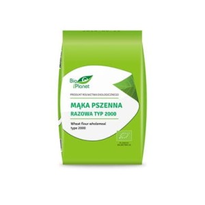 Mąka Pszenna Razowa Typ 2000 Bio 1 Kg